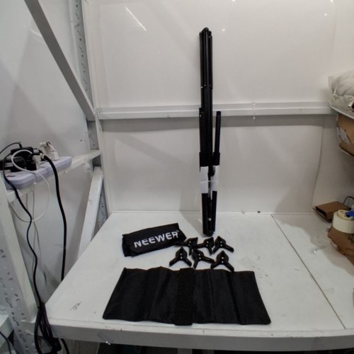 NEEWER T-SHAPE BACKDROP STAND, NO ASSEMBLY - 6.8FT X 8.8FT - BLACK (MODEL: NK005) image 2