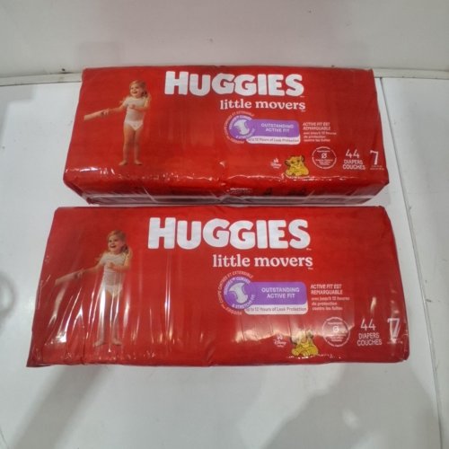 88PK HUGGIES LITTLE MOVERS DIAPERS - SIZE 7 - DISNEY MICKEY MOUSE image 2