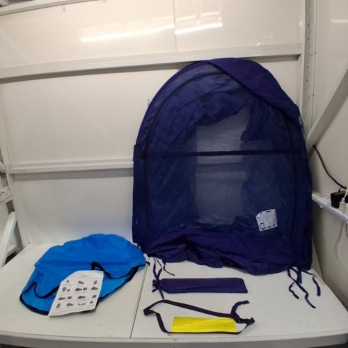 POP UP MOSQUITO NET BED CANOPY TENT - TWIN - NAVY image 2