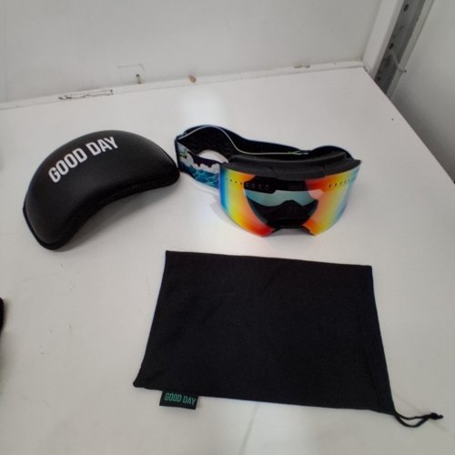 GOOD DAY OPTICS VALORIE SNOW GOGGLES - GASOLINA LENS - GREEN PEAKS STRAP image 3