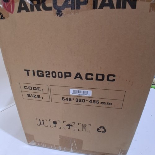 ARCCAPTAIN TIG WELDER AC/DC MULTIPROCESS WELDING MACHINE - 200AMP -110/220V - RED (MODEL: TIG200PACDC) image 2