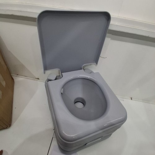 GYMAX PORTABLE TOILET WITH FRESH WATER FLUSH - OUTDOOR/INDOOR TRAVEL TOILET - 20L (M#:TRTOILET20L) image 3