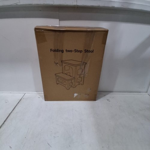 FOLDING TWO-STEP STOOL - 16" - BLACK image 3