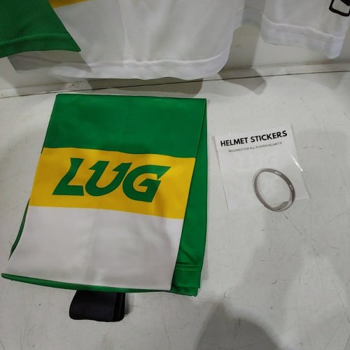 MENS LUG NORTHERN STARS HOCKEY JERSEY AND SOCKS - #88 - EXTRA LARGE - GREEN image 4