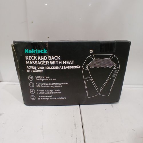 NEKTECK KNEADING ,MASSAGER FOR NECK BACK AND FEET image 4