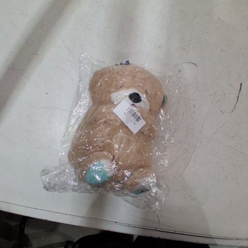 SLOW BREATHING SOOTHING OTTER PLUSH WITH MUSIC - BEIGE image 2