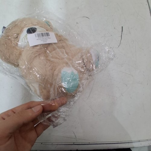 SLOW BREATHING SOOTHING OTTER PLUSH WITH MUSIC - BEIGE image 3