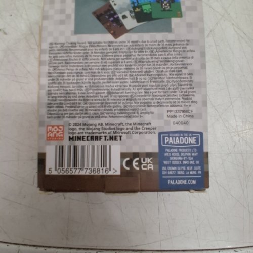 55PC PALADONE MINECRAFT PLAYING CARDS DECK WITH TIN STORAGE CONTAINER- MULTICOLOUR (MODEL: PP13379MC) image 2