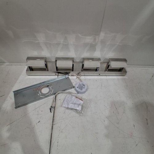 SOLFART 4-LIGHT LED BATHROOM LIGHT FIXTURE - 2560LM, 6000K, 32W - 26.8"X3.5"X4.3" - CHROME (MODEL: 7248) image 2