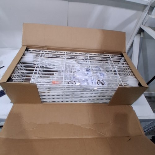 OVER WASHER AND DRYER STORAGE SHELF - 63.39" X 29.92" X 77.36" - WHITE (MODEL: SHSS8234196-6B) image 3