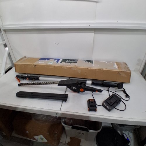 WORX POWER SHARE 2-IN-1 EXTENDABLE CORDLESS HEDGE TRIMMER - 20" BLADE/20V - ORANGE (MODEL: WG252) image 3