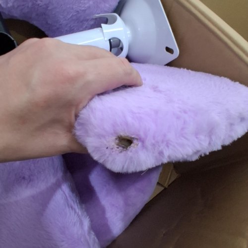 FUZZY UPHOLStERED VANITY CHAIR - PURPLE (MODEL: OC1-10009-US-113-C080-1) image 5