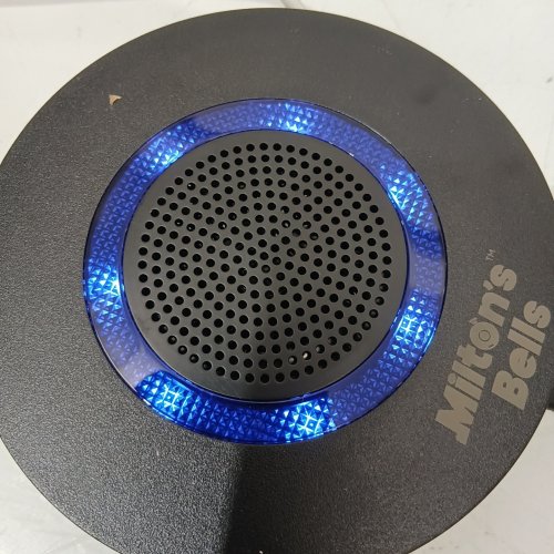 MILTON’S BELLS X5 WIRELESS WAREHOUSE DOORBELL & STROBE LIGHT KIT - 95DB LOUD - ORANGE / BLACK image 3