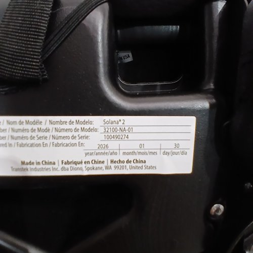 DIONO SOLANA 2 LATCH BACKLESS BOOSTER CAR SEAT WITH CUPHOLDERS AND REMOVABLE WASHABLE COVER - FOR KIDS 40-120LBS - CHARCOAL BLACK (MODEL: 32100-NA-01) image 2