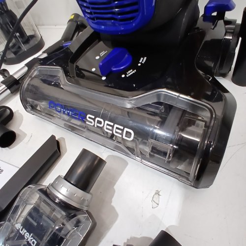 EUREKA POWERSPEED CORDED LIGHTWEIGHT UPRIGHT BAGLESS VACUUM CLEANER WITH ACCESSORIES - BLUE (MODEL: NEU182C) image 2