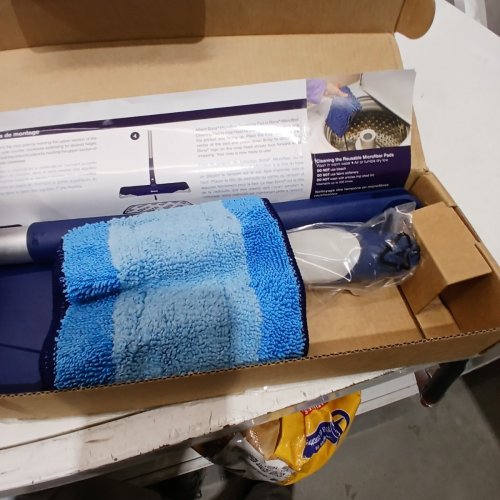BONA HARD SURFACE MICROFIBER FLOOR MOP WITH WASHABLE MOP HEADS - BLUE (MODEL: WM710013573) image 3