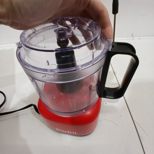 STARFRIT ELECTRIC FOOD CHOPPER - 3.5 CUP - RED - (MODEL: 024235) image 2