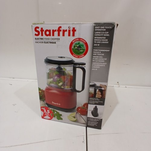 STARFRIT ELECTRIC FOOD CHOPPER - 3.5 CUP - RED - (MODEL: 024235) image 6