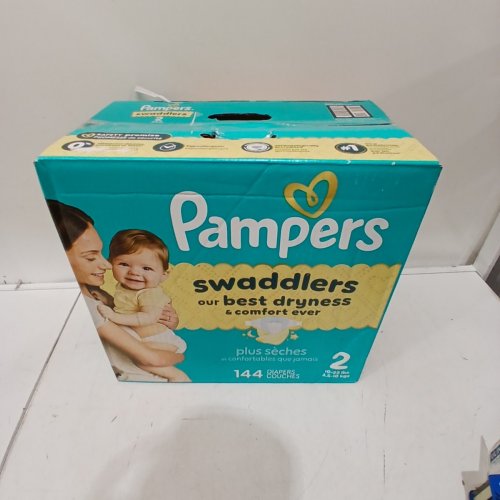 144PK PAMPERS SWADDLERS - SIZE 2 - MULTICOLOR image 3