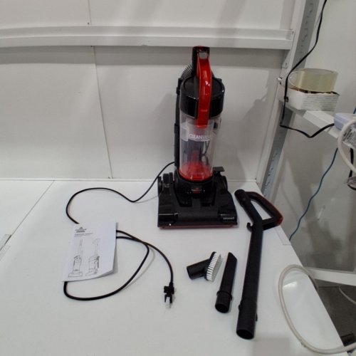 BISSELL CLEANVIEW COMPACT UPRIGHT VACUUM - BLACK/RED - (MODEL: 3508T) image 3