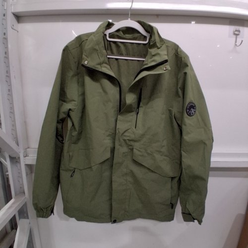 WOMENS STRAWBERR HOODED ZIP UP JACKET - 2XL - GREEN image 2