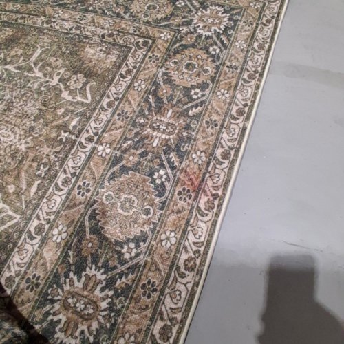 TRADITIONAL PATTERN VINTAGE-STYLE FLORAL AREA RUG - 9FT X 12FT - BEIGE/ BROWN/ GRAY image 6
