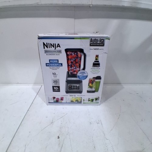 NINJA PROFESSIONAL PLUS AUTO IQ BLENDER DUO - 72OZ & 24OZ CONTAINERS - 1400W - BLACK (MODEL: BN751C) image 5