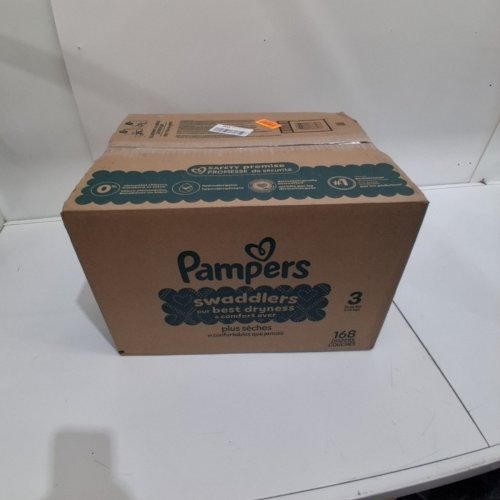 168PK PAMPERS SWADDLERS DISPOSABLE DIAPERS - SIZE 3 (13-26LBS) image 3