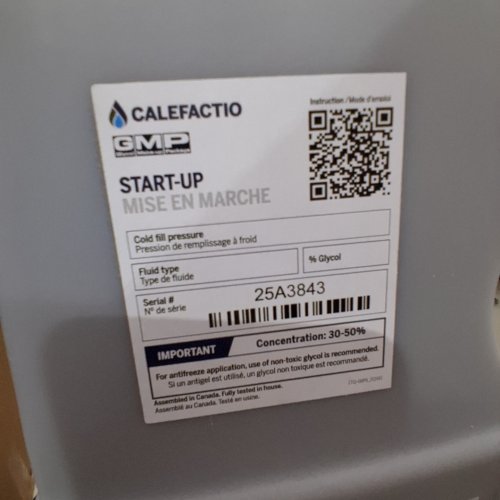 CALEFACTIO GLYCOL MAKE-UP PACKAGE HYDRONIC PRESSURIZING SYSTEM FEEDER FOR RADIANT FLOOR AND OTHER CLOSED-LOOP APPLICATIONS - 6 GAL - GREY (MODEL: 25A3843) image 2