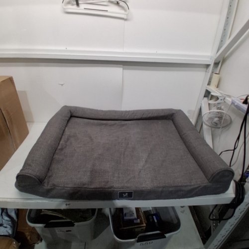 SYTOPIA ORTHOPEDIC FOAM ANTI-SLIP INDESTRUCTIBLE WASHABLE DOG BED - 42" X 30" X 6.4" - GREY image 2