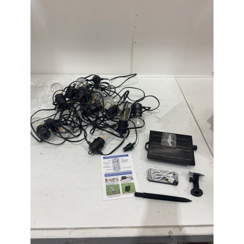 SOLAR OPERATED STRING LIGHTS, WITH REMOTE CONTROL - 10FT image 2