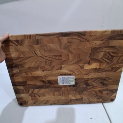 IRONWOOD 20" X 14" X 1.25" LARGE END GRAIN PREP STATION NATURAL image 6