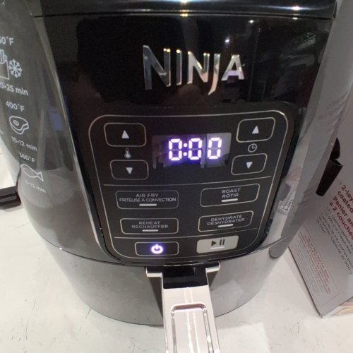 NINJA PROGRAMMABLE DIGITAL AIR FRYER - 3.8L CAPACITY - DARK GREY (MODEL: AF100C) image 2