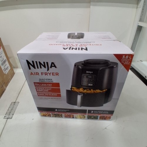 NINJA PROGRAMMABLE DIGITAL AIR FRYER - 3.8L CAPACITY - DARK GREY (MODEL: AF100C) image 5