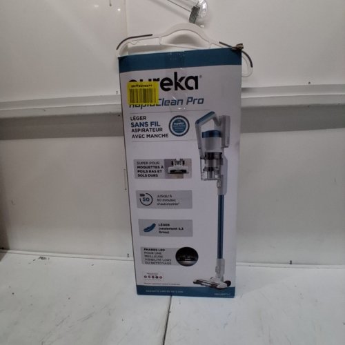 EUREKA 2-IN-1 RAPIDCLEAN PRO LIGHTWEIGHT CORDLESS STICK VACUUM - WHITE/BLUE (MODEL: NEC280TLC) image 5