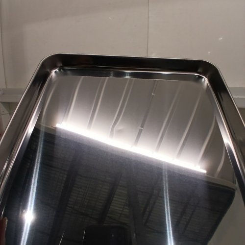2PK BAKING SHEET COOKIE SHEET SET - 12" X 16" - STAINLESS STEEL image 3