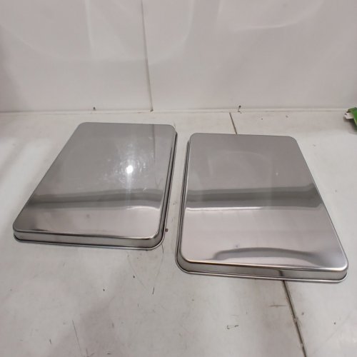 2PK BAKING SHEET COOKIE SHEET SET - 12" X 16" - STAINLESS STEEL image 4