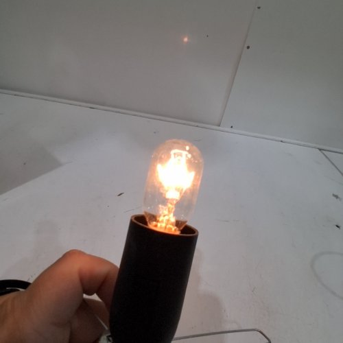 SALT LAMP 5FT CORD REPLACEMENT WITH 2 BULBS - 15W 120V - WARM WHITE image 2