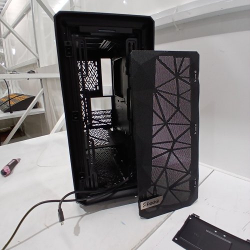 FRACTAL DESIGN MESHIFY 2 COMPACT ATX FLEXIBLE HIGH-AIRFLOW LIGHT TINTED TEMPERED GLASS WINDOW MID TOWER COMPUTER CASE - BLACK (MODEL: MESHIFY 2 COMPACT/FD-C-MES2C-03) image 7