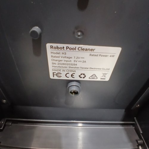 SOLAR POWERED BLUETOOTH AUTOMATIC ROBOTIC POOL SURFACE SKIMMER CLEANER WITH APP CONTROL AND REMOTE CONTROL - BLUE/BLACK - (MODEL:H3) image 3