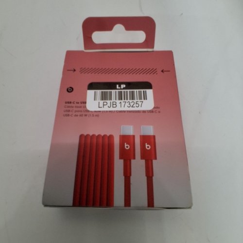 BEATS USB-C TO USB-C BRAIDED CHARGING CABLE - 1.5M - RED image 3