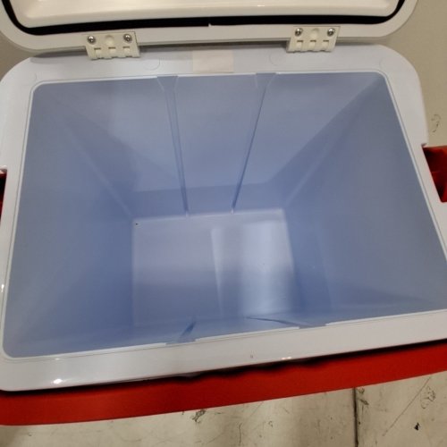 KOOLATRON ULTRA KOOL ICE CHEST COOLER WITH CARRY HANDLE - 25L/26QT CAPACITY - GREY/RED (MODEL: KIC-25) image 4