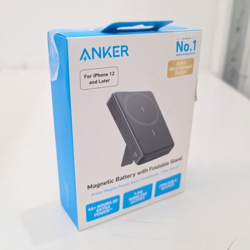 ANKER ULTRA-COMPACT MAG GO MAGNETIC 10,000MAH POWER BANK, MAGSAFE COMPATIBLE - 20W, 7.5W WIRELESS OUTPUT - (MODEL: A1652J11) image 4