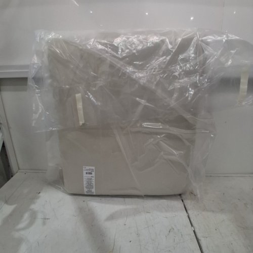 SORRA HOME SQUARE CHAIR SEAT CUSHION WITH ROUND CORNERS - 27" X 23" X 5" - NATRUAL IVORY (MODEL: AMCS109995) image 5