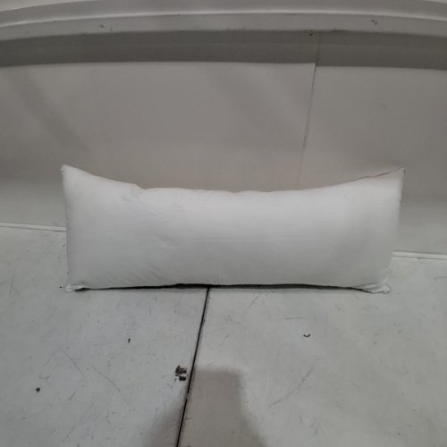 LONG HUGGING BODY PILLOW - 32" X 10" - WHITE image 2