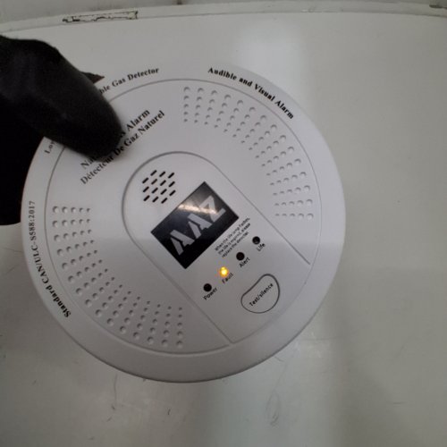 AAZ NATURAL GAS DETECTOR ALARM - WHITE (MODEL: 730) image 2