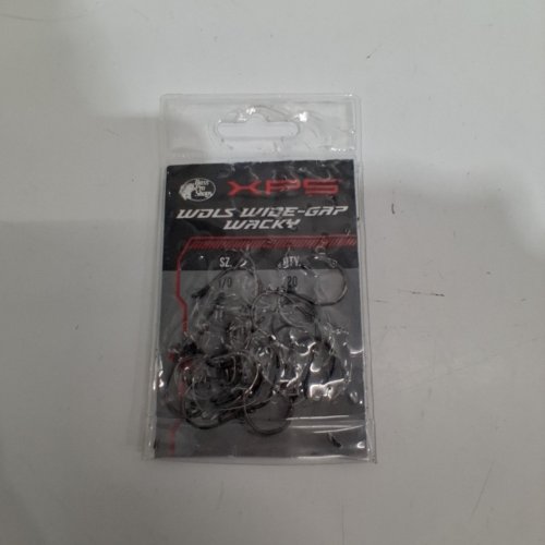 20PK BPS XPS WEEDLESS WIDE GAPWEEDLESS WACKY FISHING HOOKS - 1/0 - BLACK NICKEL image 3
