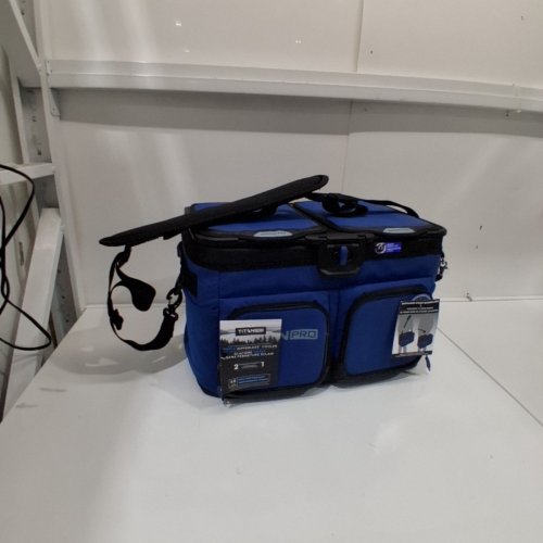 TITAN PRO TRIPLE ZIPPERLESS COOLER - 48 CANS - BLUE image 6