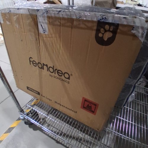 FEANDREA 8-PANEL PET PLAYPEN - IRON DOG CAGE, HEAVY DUTY, FOLDING & PORTABLE, 23" X 30" PANELS - BLACK (MODEL: PPK86H) image 6