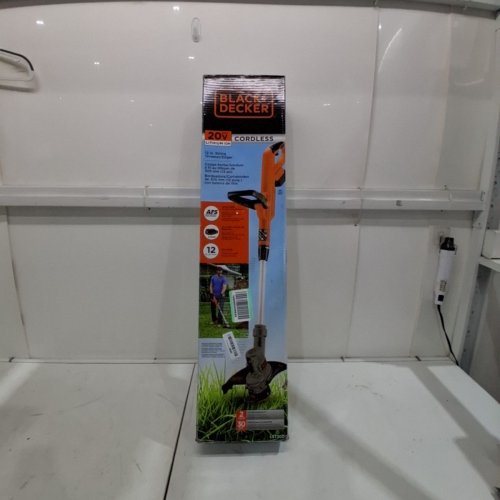 BLACK AND DECKER 2-IN-1 STRING TRIMMER/ EDGER - 12" - BLACK/ORANGE - (MODEL: LST300-CA) image 5